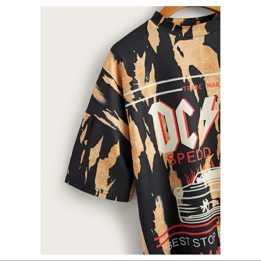 ACDC Black and Brown Tee